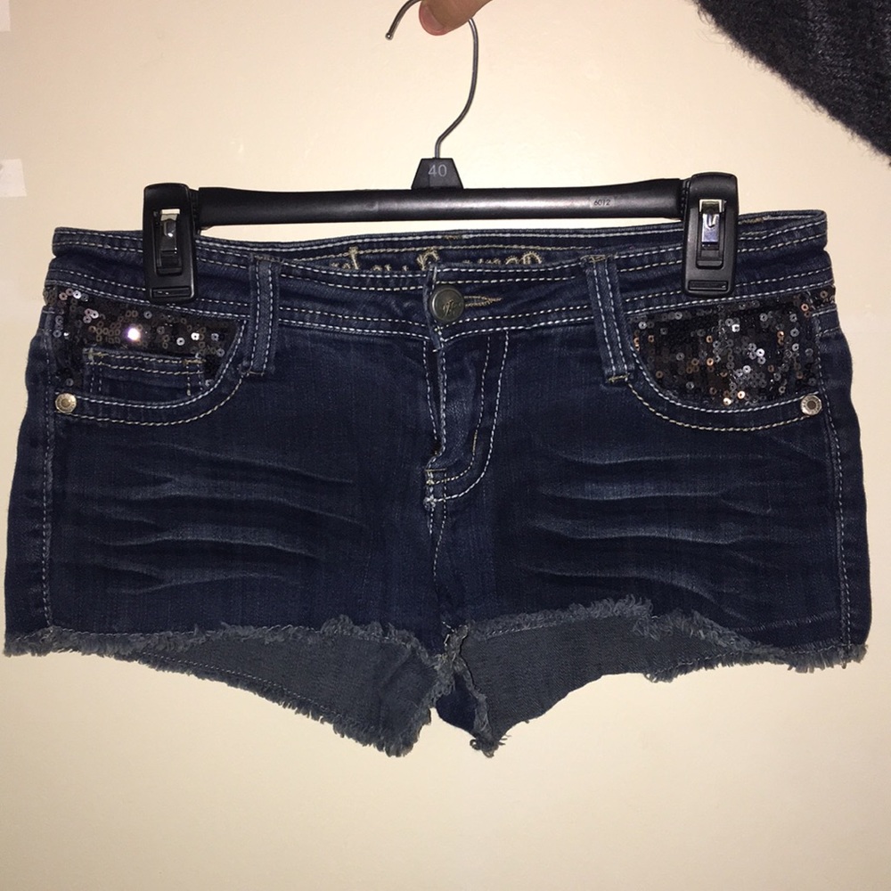 Blue shorts
